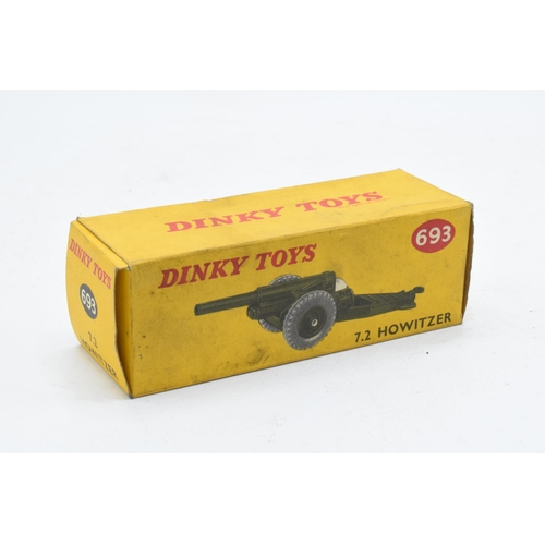 359 - Boxed Dinky Toys 693 7.2 Howitzer. In good condition with some evidence of use and play-wear such as... 