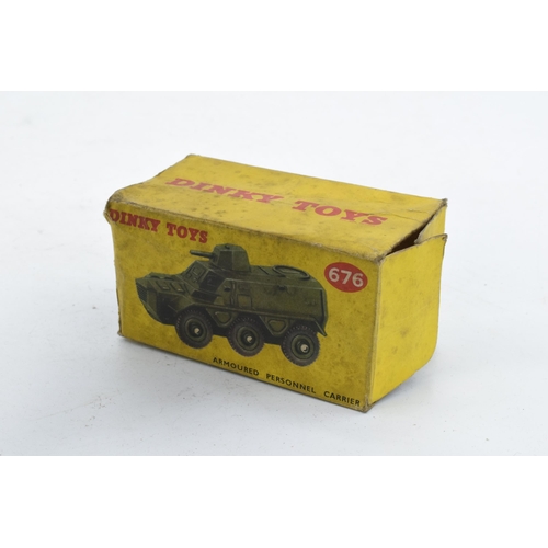 360 - Boxed Dinky Toys 676 Armoured Personnel Carrier. In good condition with some evidence of use and pla... 