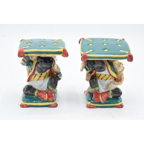 83 - Boxed pair of Minton Little Boy Garden Seats to include Left and Right (2). With certificate. In goo... 