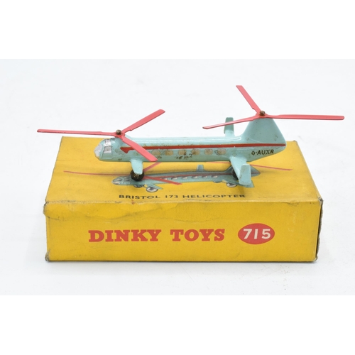 367 - Boxed Dinky Toys 715 Bristol 173 Helicopter. Some evidence of use and play-wear such as small paint ... 