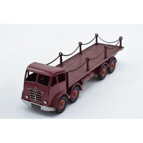 369 - Boxed Dinky Toys 905 Foden Flat Truck with chains. Some evidence of use and play-wear such as small ... 