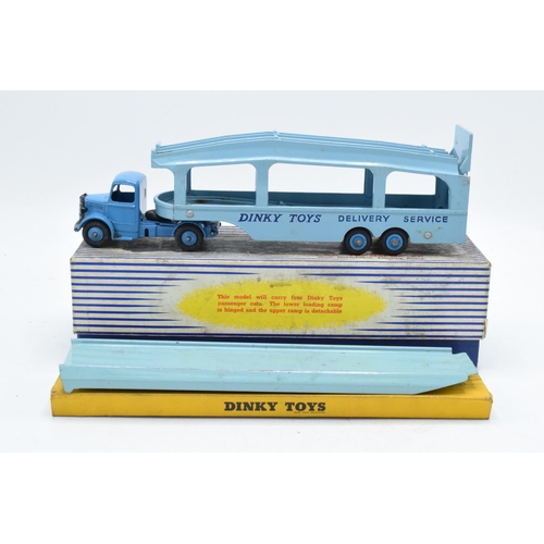 374 - Boxed Dinky Supertoys 982 Pullmore Car Transporter with Detachable Loading Ramp. Some evidence of us... 