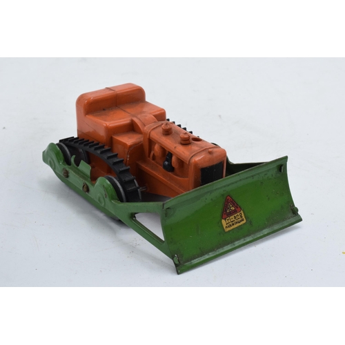 381 - Boxed Tri-ang Minic Series 1 clockwork scale model Bulldozer. Non-working. Some damages to main body... 