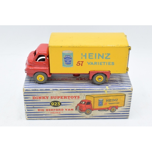 377A - Boxed Dinky Supertoys 923 Big Bedford Van ''Heinz''. Some evidence of use and play-wear such as smal... 