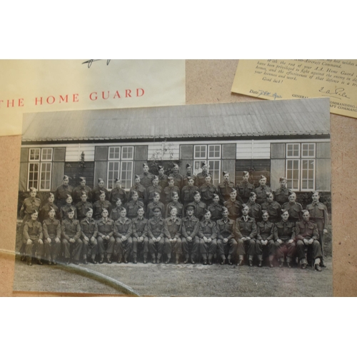 357 - A World War Two (WW2) military grouping with documents and photos relating to Sgt. Stanley George Ro... 