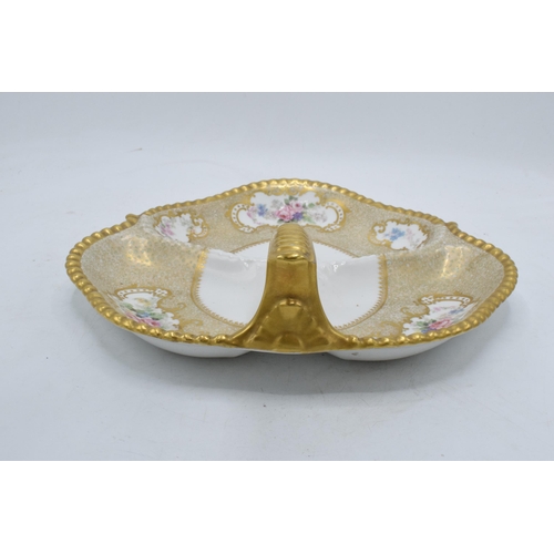 49 - 19th century Bernardaud Limoges serving dish. 28.5cm long. In good condition with no obvious damage ... 