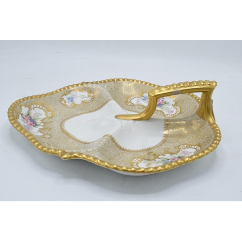 49 - 19th century Bernardaud Limoges serving dish. 28.5cm long. In good condition with no obvious damage ... 