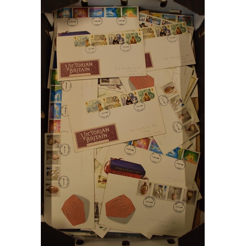 377 - A large extensive collection of First Day Covers of varying ages and subjects (approx 150-250).