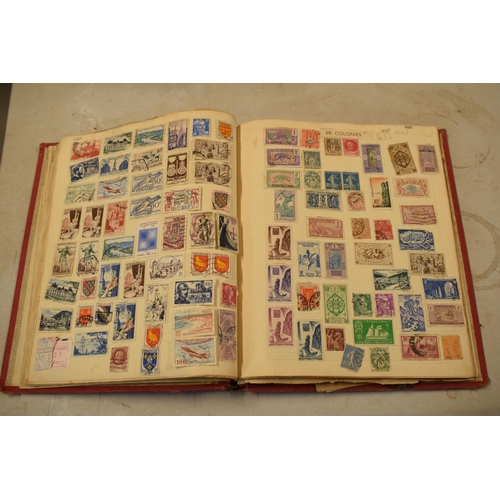 378 - A mixed collection of stamp albums, loose stamps and collecting books to include UK and internationa... 