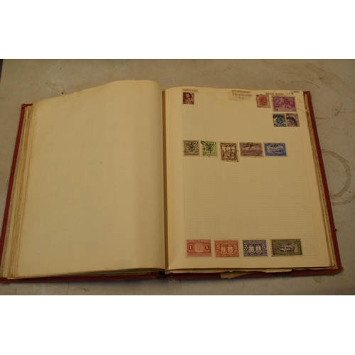 378 - A mixed collection of stamp albums, loose stamps and collecting books to include UK and internationa... 