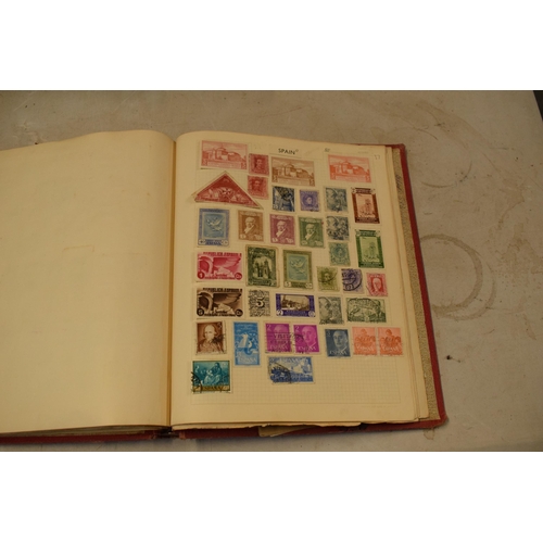 378 - A mixed collection of stamp albums, loose stamps and collecting books to include UK and internationa... 