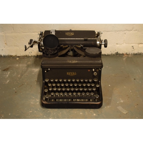 388 - A vintage Royal typewriter. Untested.