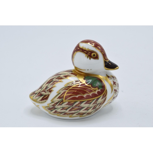 87 - Royal Crown Derby paperweight in the form of a Bakewell Duckling. First quality with stopper. In goo... 