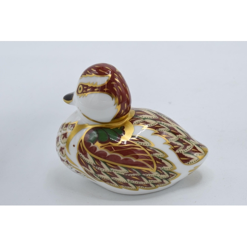 87 - Royal Crown Derby paperweight in the form of a Bakewell Duckling. First quality with stopper. In goo... 