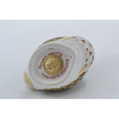 87 - Royal Crown Derby paperweight in the form of a Bakewell Duckling. First quality with stopper. In goo... 