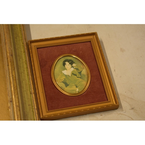 247B - A mixed collection of framed art work to include a watercolour of a sea scene with indistinctive sig... 