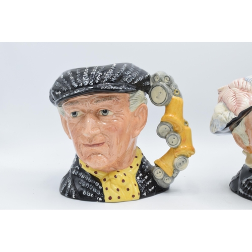 124 - A pair of boxed large Royal Doulton character jugs to include Pearly King D6760 and Pearly Queen D67... 