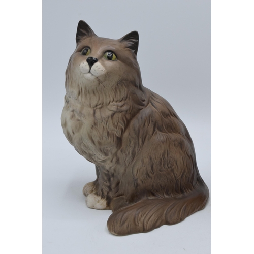 134 - A pair of Beswick Persian cats 1867 in a ginger colourway and a matte grey colourway (2).