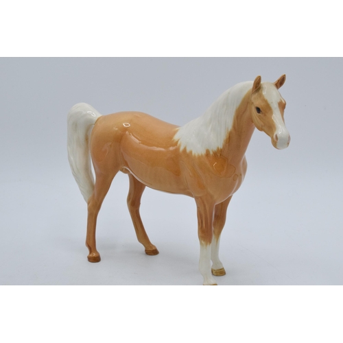 138 - Beswick Shetland pony 1033 together with palomino Arab Xayal 1265 (2).