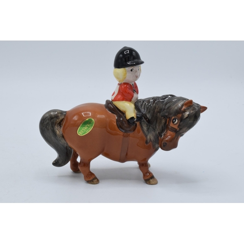 152 - Beswick Thelwell Angel on Horseback 2704 in brown colourway