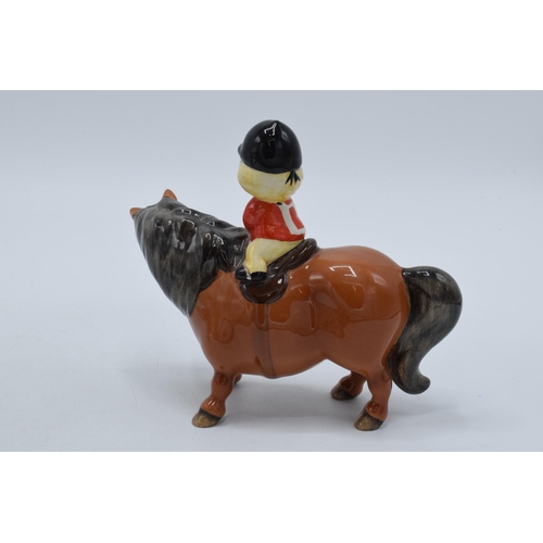 152 - Beswick Thelwell Angel on Horseback 2704 in brown colourway