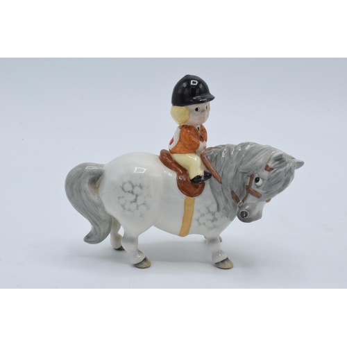 153 - Beswick Thelwell Angel on Horseback 2704 in grey colourway