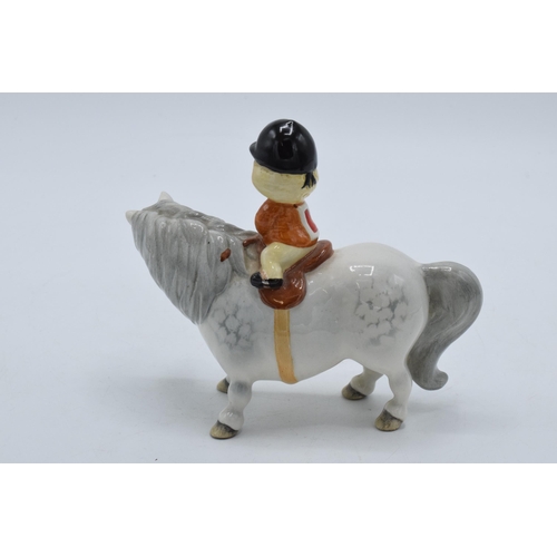 153 - Beswick Thelwell Angel on Horseback 2704 in grey colourway