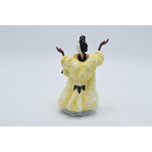 185 - Boxed Royal Doulton character figure Cruella De Vil DM1.