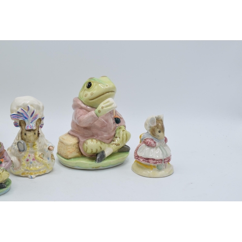 186 - Royal Albert Beatrix Potter figures to include Lady Mouse, The Old Woman who lived in a Shoe Knittin... 