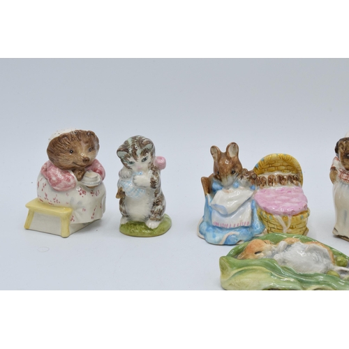 187 - Beswick Beatrix Potter figures to include Hunca Munca, Timmy Willie Sleeping, Miss Moppett, Mrs Tigg... 