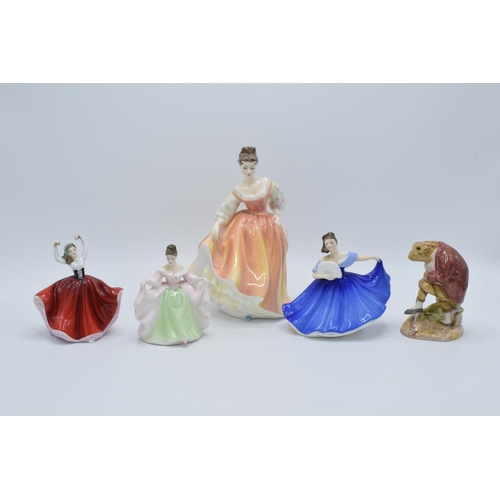 192 - Royal Doulton figures to include Fair Lady HN2835, Elaine HN3214, Sara HN3219, Karen HN3270 and Roya... 