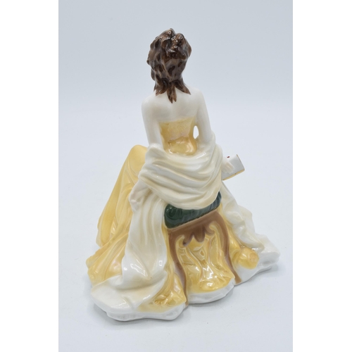 197 - Royal Worcester lady figure Golden Wedding Anniversary Golden Moments