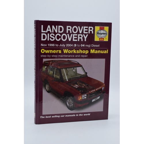 203 - Hardback book: Haynes Owners Workshop Manual Nov 1998 - July 2004 Land Rover Discovery Diesel.