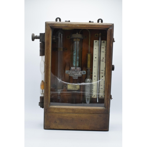 209 - An early 20th century steam turbine Kenotometer by Brady and Martin Ltd of Newcastle Upon Tyne in wo... 