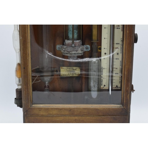 209 - An early 20th century steam turbine Kenotometer by Brady and Martin Ltd of Newcastle Upon Tyne in wo... 