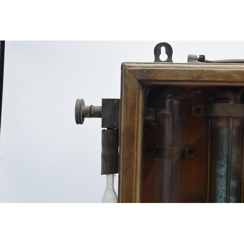 209 - An early 20th century steam turbine Kenotometer by Brady and Martin Ltd of Newcastle Upon Tyne in wo... 