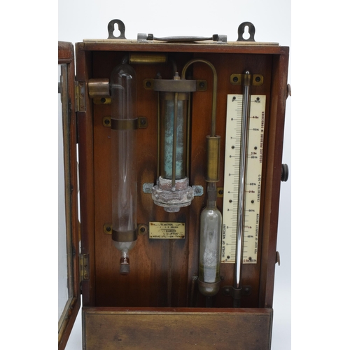 209 - An early 20th century steam turbine Kenotometer by Brady and Martin Ltd of Newcastle Upon Tyne in wo... 