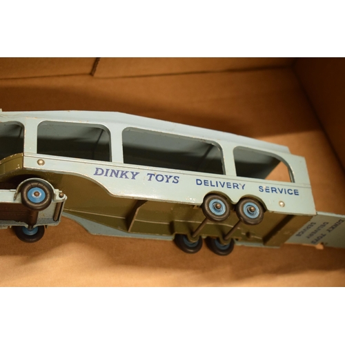 213 - A collection of Dinky Toys diecast models to include British Rail Horse Box, Fire Engine, Pullmore C... 