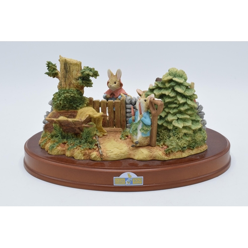 275 - Border Fine Arts Studio The World of Beatrix Potter 'Tale of Peter Rabbit' boxed tableau A1306 limit... 