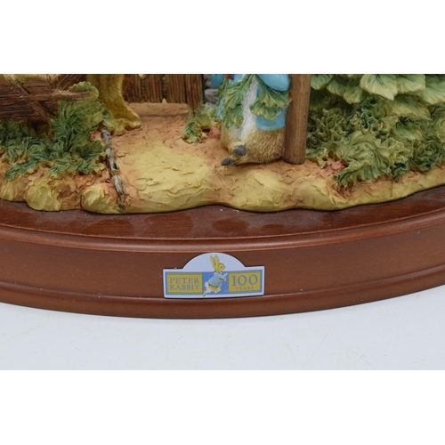 275 - Border Fine Arts Studio The World of Beatrix Potter 'Tale of Peter Rabbit' boxed tableau A1306 limit... 