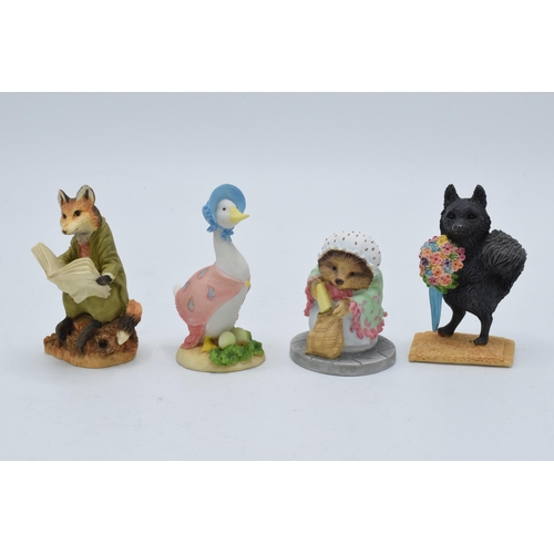 282 - A collection of Border Fine Arts Studio World of Beatrix Potter figures to include Duchess with Flow... 