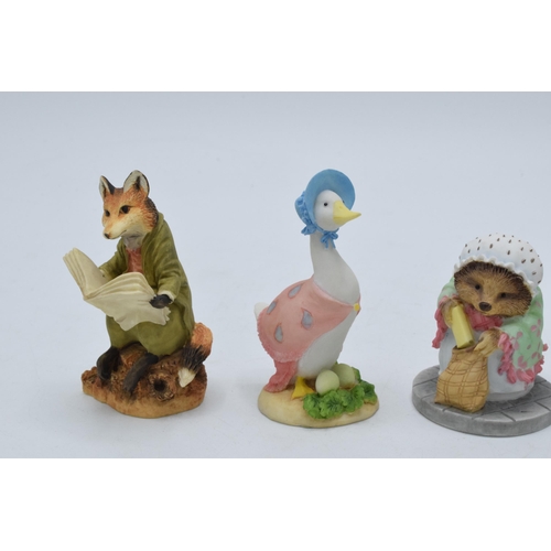 282 - A collection of Border Fine Arts Studio World of Beatrix Potter figures to include Duchess with Flow... 