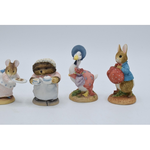 283 - A collection of Border Fine Arts Studio World of Beatrix Potter figures to include  Mrs Tiggy Winkle... 