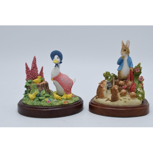 288 - A pair of boxed Border Fine Arts Studio Friends of Peter Rabbit Club figures to include Peter Rabbit... 