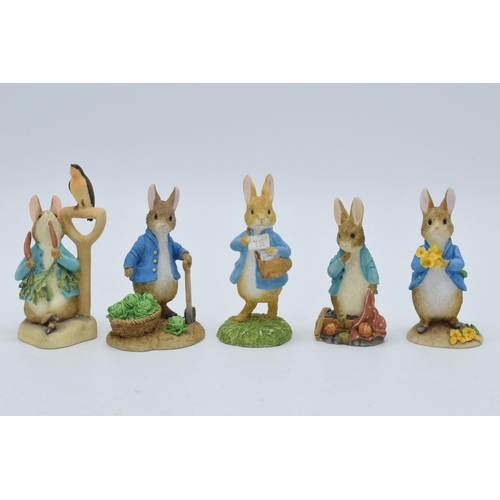 289 - A collection of Border Fine Arts Studio World of Beatrix Potter figures to include Peter Rabbit with... 