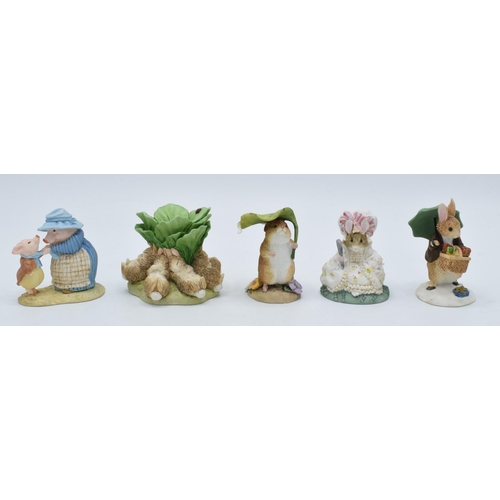 290 - A collection of Border Fine Arts Studio World of Beatrix Potter figures to include The Flopsy Bunnie... 