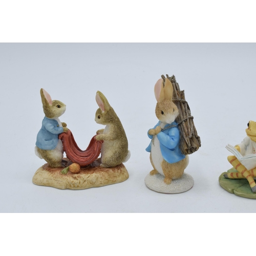 296 - A collection of Border Fine Arts Studio The World of Beatrix Potter figures to include Peter and Cot... 