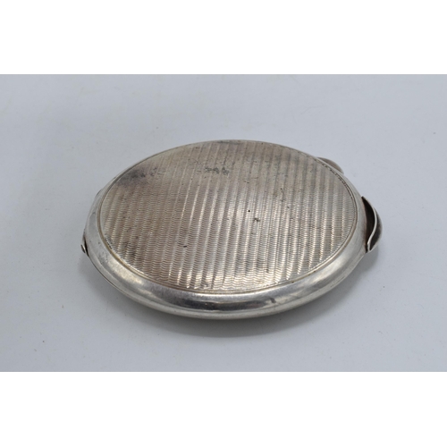 361 - Hallmarked silver compact, 34.5 grams, Birmingham 1936.