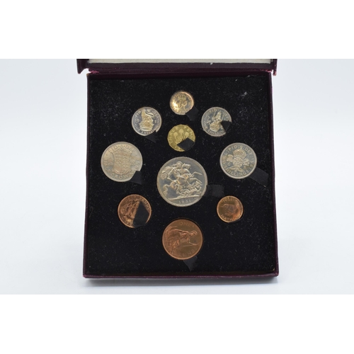 380 - 1951 Festival of Britain coin set to include ten coins with denominations from a crown to a half pen... 