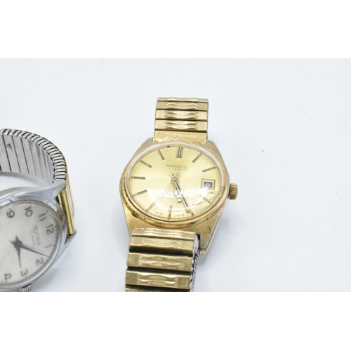 386 - A trio of Gents wristwatches to include a Sekonda 17 jewels, Ingersoll 17 jewels and one other (3). ... 